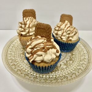 Biscoff Cupcake with biscoff filling