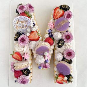 M - Letter Tart Cake