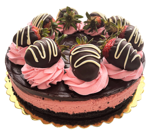 Chocolate Covered Strawberry Cheesecake